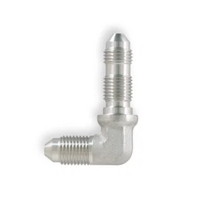 SS983303ERL Earl's 90 Degree -3 AN Bulkhead - Stainless Steel - Foto 1 di 4