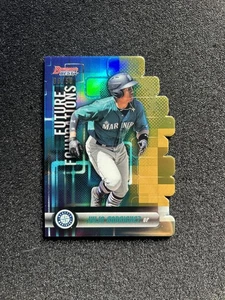 Bowman's Best Julio Rodriguez Future Foundations 2019 oro fustellato /50 #FF-JR - Foto 1 di 2