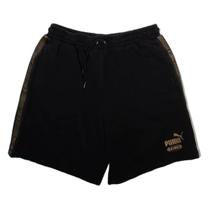 Pantalones Cortos Informales PUMA Para Hombre Negros L W28 - Imagen 1 de 6