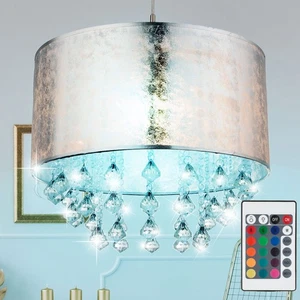 Lampada A Sospensione Con Cambio Colore RGB LED Dimmerabile Con Telecomando - Foto 1 di 12