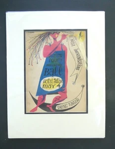 Anton Refregier Artists Equity Ball Portfolio 1951 Original Lithographie mattiert - Bild 1 von 11