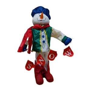 Sprechender singender Schneemann ☃️über 21/2 Fuß groß verpackt Weihnachtsschmuck O1 - Bild 1 von 17
