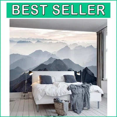 Majestic 3D HD Mountain Landscape Wallpaper Mural - Custom Size Available - Image 1 of 4
