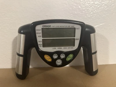 Omron HBF-306C Tracker Monitor BMI Perdita di Grasso - Nero - Testato Funzionante (E6) - Immagine 1 di 4