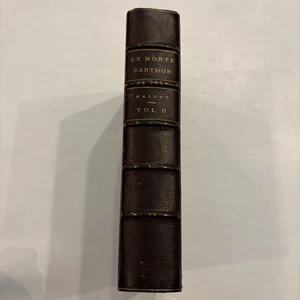 Le Morte d’Arthur Vol. 2, Malory, 1900 Macmillan Lib. English Classics Antique - Picture 1 of 12