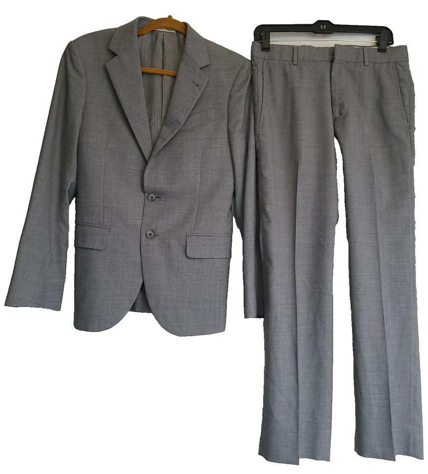 Joseph Abboud Freedom Hombre 2 Piezas Gris Traje 36S Chaqueta Pantalones W29x29 Millennial Foto 1 de 4