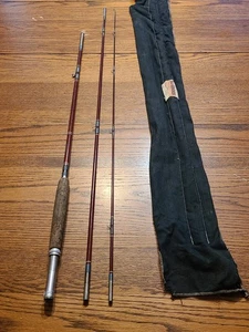 Caña de mosca J.C. Higgins Sears. 8'3" 6wt. Manga St Croix. Muy bonito. Envoltura azul. - Imagen 1 de 10