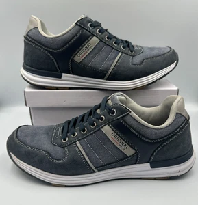 Herren Pavers Sneaker Denim Style UK 9 EU 43 Freizeit Schnürschuhe Komfortschuhe - Bild 1 von 17