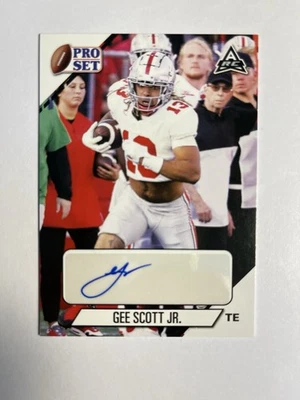 2021 Leaf Pro Set College - Autographs Gee Scott Jr. #PS-GSJ (AU, RC)‼️Champs🏆 - Image 1 of 2