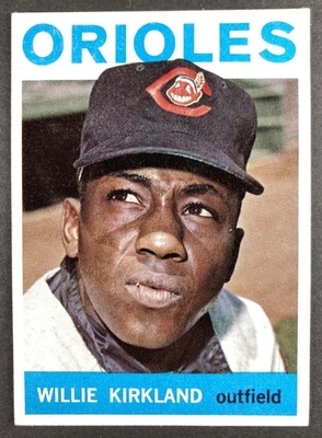 Willie Kirkland 1964 Topps #17. Orioles de Baltimore. En muy buen estado/ex Foto 1 de 2