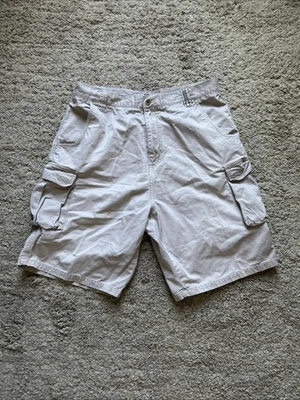 Pantalones Cortos Carga Rusty Para Hombre 34 Caqui Y2K Logo Patinador Surfista Sueltos Retro Clásicos Foto 1 de 4