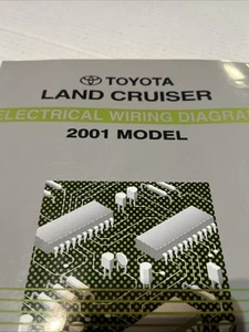 2001 Toyota Land Cruiser Electrical Wiring Diagram EWD426U OEM Factory Info - Foto 1 di 6