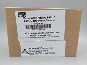 Mini bomba marina sumergible March Pumps 893-10 0893-0048-0264 sin escobillas 24VDC - Imagen 1 de 4