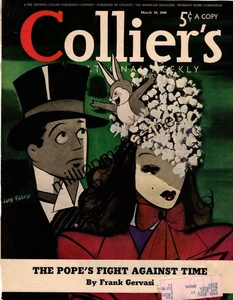 1940 Colliers Original cover only - March 30 - My Easter Hat - Picture 1 of 1