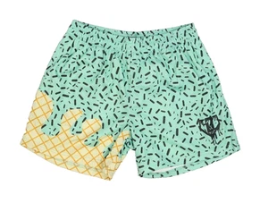 Baseball Lifestyle 101 Splatter Shorts grün mint Eis Netz Erwachsene Small - Bild 1 von 7