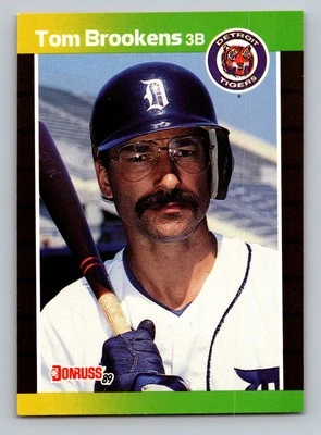1989 Donruss #508 Tom Brookens - Image 1 of 2
