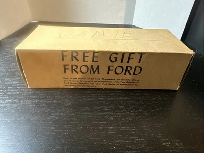 1957 Ford Thunderbird Convertible DEALER PROMO Car BOX Only Vintage FOMOCO Model - Image 1 of 4