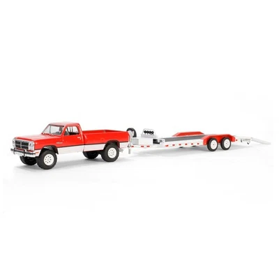 1/64 1991 Dodge RAM Potenza 250 Con Resistente Auto Hauler Gancio & Rimorchio - Immagine 1 di 3