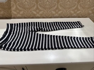 Crewcuts Mädchen Größe 6-7 schwarz & weiß dicke Leggings - Bild 1 von 4