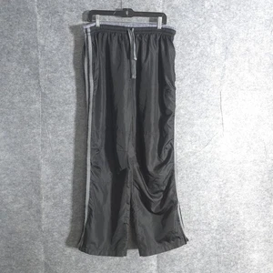 Pantalones de entrenamiento atléticos para hombre negros grandes a rayas laterales con cremallera pantalones deportivos - Imagen 1 de 15