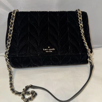 Kate Spade Crossbody Shoulder Bag  Briar Lane Quilted Velvet Emelyn - Image 1 of 4