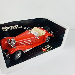 Mercedes-Benz 500K Roadster (1936)  RED DIECAST 1/20 SCALE  COD 3020