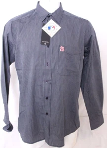 NEW Saint St. Louis Cardinals STL Collared Button Down LS Antigua Shirt Men's L - Picture 1 of 9