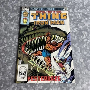 Marvel Two In One #97 (1983): "Yesterday!" The Thing and Iron Man! FN/VF - Picture 1 of 8