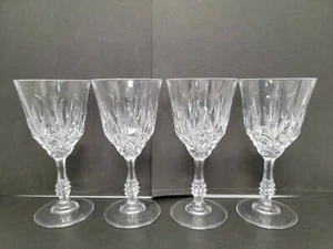 (4er Set) - Capri Bleikristall Wein Wasser Kelch Stielglas 5oz Gläser  - Bild 1 von 4