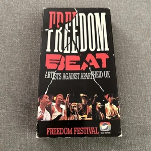 Freedom Beat - Artist against apartheid UK (VHS 1988) Rare - Picture 1 of 12