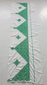Pannello ricamo punto croce palestinese tradizionale vintage 232x59 cm - Foto 1 di 12