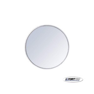 3" Stick-on Round Convex Blind Spot Wide Angle Mirror Silver Truck Car SUV 2 PC