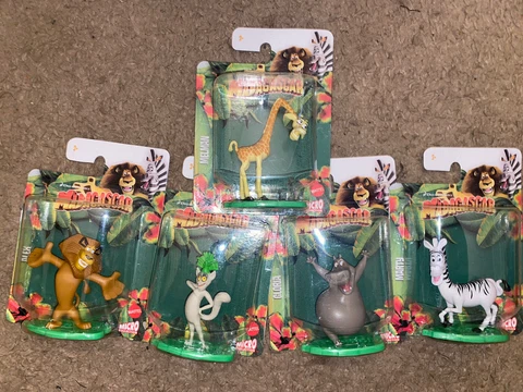 Dreamworks Madagascar Micro Collection Mini Figures Mattel Kids Toys  SET OF 5 Cover