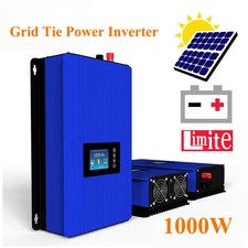 1000W Solar Grid Tie Inverter Power Limiter, MPPT PV System DC 22-65V  Inverter