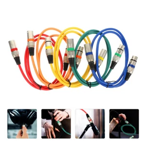 5 Pcs -Linie Mikrofon-Verlängerungskabel Audio-Verlängerungskabel - Zdjęcie 1 z 12