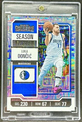 Tarjeta de inversión refractor boleto mojo raro Luka Doncic SSP MAVERICKS MVP COMO NUEVA Foto 1 de 2