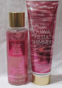Victoria's Secret Fragrance Mist & Lotion Set Lot of 2 GUAVA FIESTA SHIMMER - Picture 1 of 4