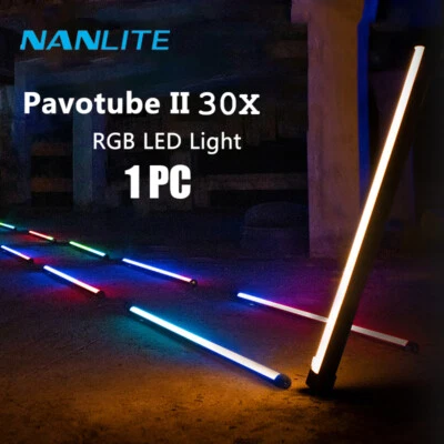 Nanlite PavoTube II 30X RGBWW LED Video Light Photography Lighting 2700K-12000K - Image 1 of 4