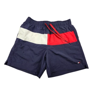Tommy Hilfiger Badeshorts Herren Größe S Nylon Central Flag - Bild 1 von 7