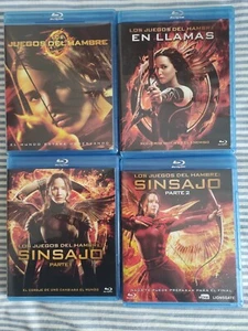 JUEGOS DEL HAMBRE !! PRIMERO + EN LLAMAS + SINSAJO 1 Y 2 ** BLURAY - Imagen 1 de 1