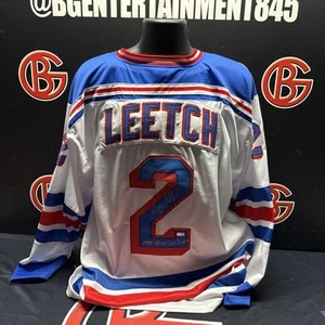 Brian Leetch Autographed New York Rangers Inscribed Jersey Signed Steiner CX - Picture 1 of 3