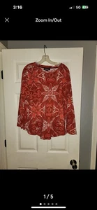Roaman’s Camisa Manga Larga, Jersey Mujer’s Talla Grande 14/16 #075 - Imagen 1 de 5
