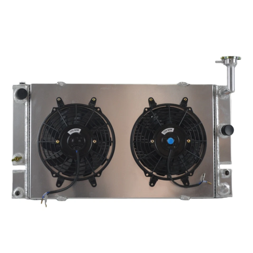 #2758 Radiador de aluminio + cubierta + ventilador para Toyota Prius 2004-2009 1,5 L EV-GAS Foto 1 de 4