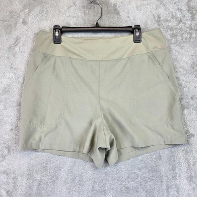 Pantalones Cortos Patagonia Para Mujer Grandes Verdes Elastizados Senderismo Aire Libre Informales Bolsillos Foto 1 de 4