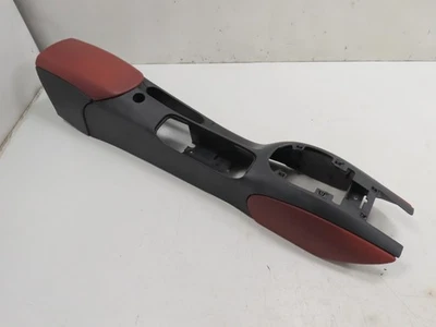 97 Porsche Boxster 986 #1315 Center Console, Assembly w/ Armrest Red/Black - Image 1 of 4