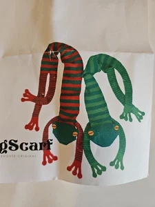Frog Scarf Morehouse Farm Original Knitting Pattern Yarn Kit - Picture 1 of 2