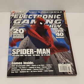 Electronic Gaming Monthly Issue 123 October 1999 Spider-Man Dreamcast