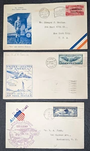 17 1920s-1930s airmail flight covers Lindbergh, CAM, etc. [y.108] - Picture 1 of 7