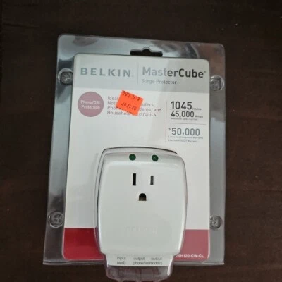Belkin Surge Protector MasterCube F9H120-CW-CL With Phone Line Protector - Image 1 of 4