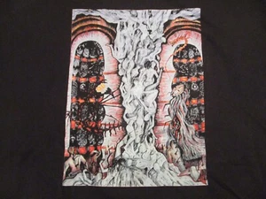 Vintage T Shirt Pillar of Bodies Ghost Spirits Creepy Bizarre Surreal Black - Picture 1 of 10